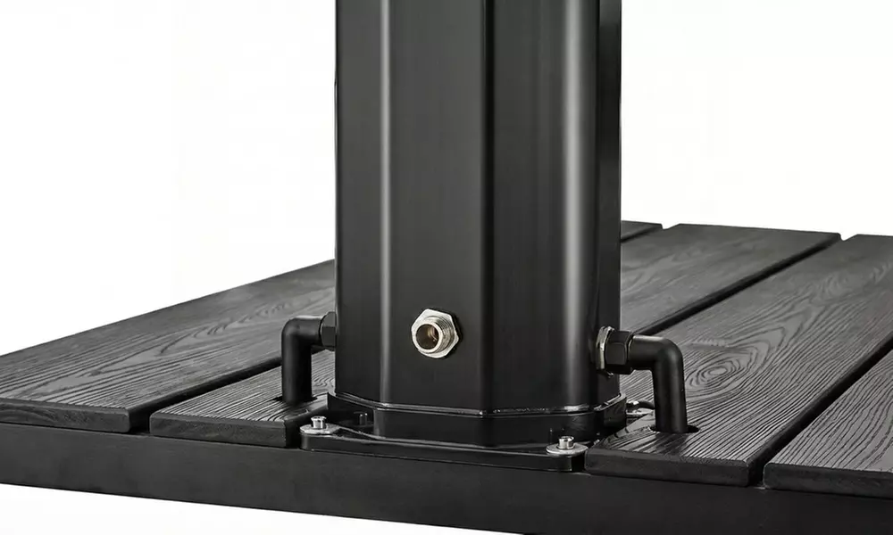 Home Deluxe Solardusche mit Bodenplatte PAROS