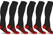 xFit Solid Copper-Infused Knee-High Compression Socks (6 Pairs) - Second Medium