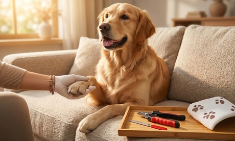 Groupon Unisex Generise Pet Nail Clippers- With Nail File:large/One