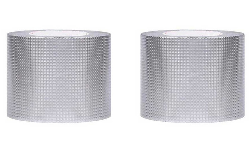 Image 4: One or Two Rolls of Heavy-Duty Waterproof Aluminium Adhesive Tape