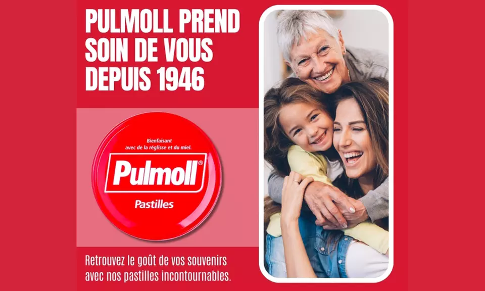 30 € de remise sur 2 barquettes Pulmoll original sur Bonbon France