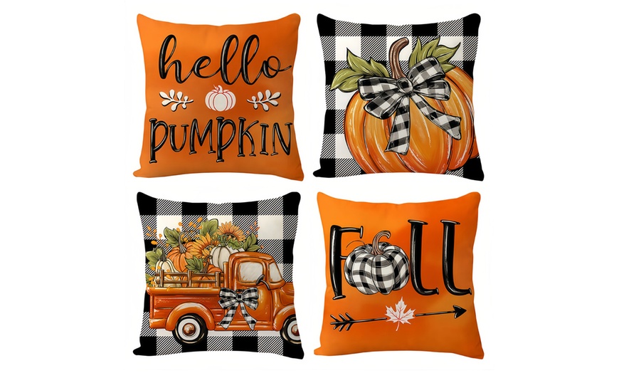 Image 5: Christmas Themed Cushion Covers 