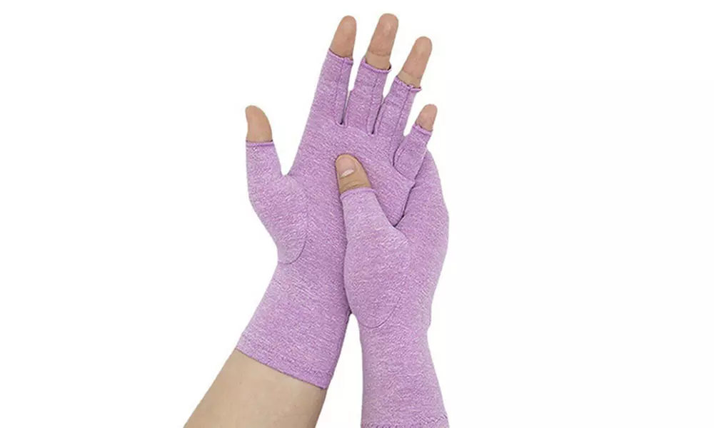 Compressiehandschoenen met open vingertoppen in maat en kleur naar keuze - Image 7