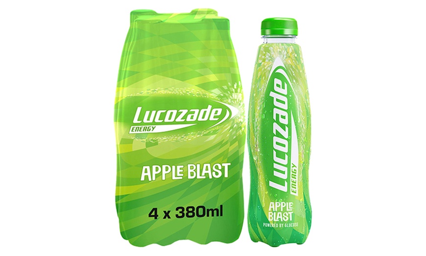 Image 25: Lucozade Energy Flavoured Sparkling Drink 380ml 24-Pack