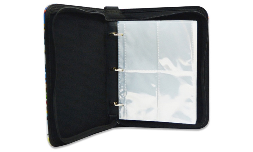 Image 3: Pokemon-Inspired PU Zipper Card Album Collection Book