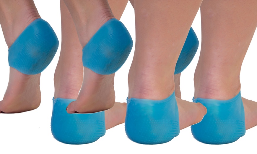 Image 10: Silicone Gel Heel Ankle Sleeve