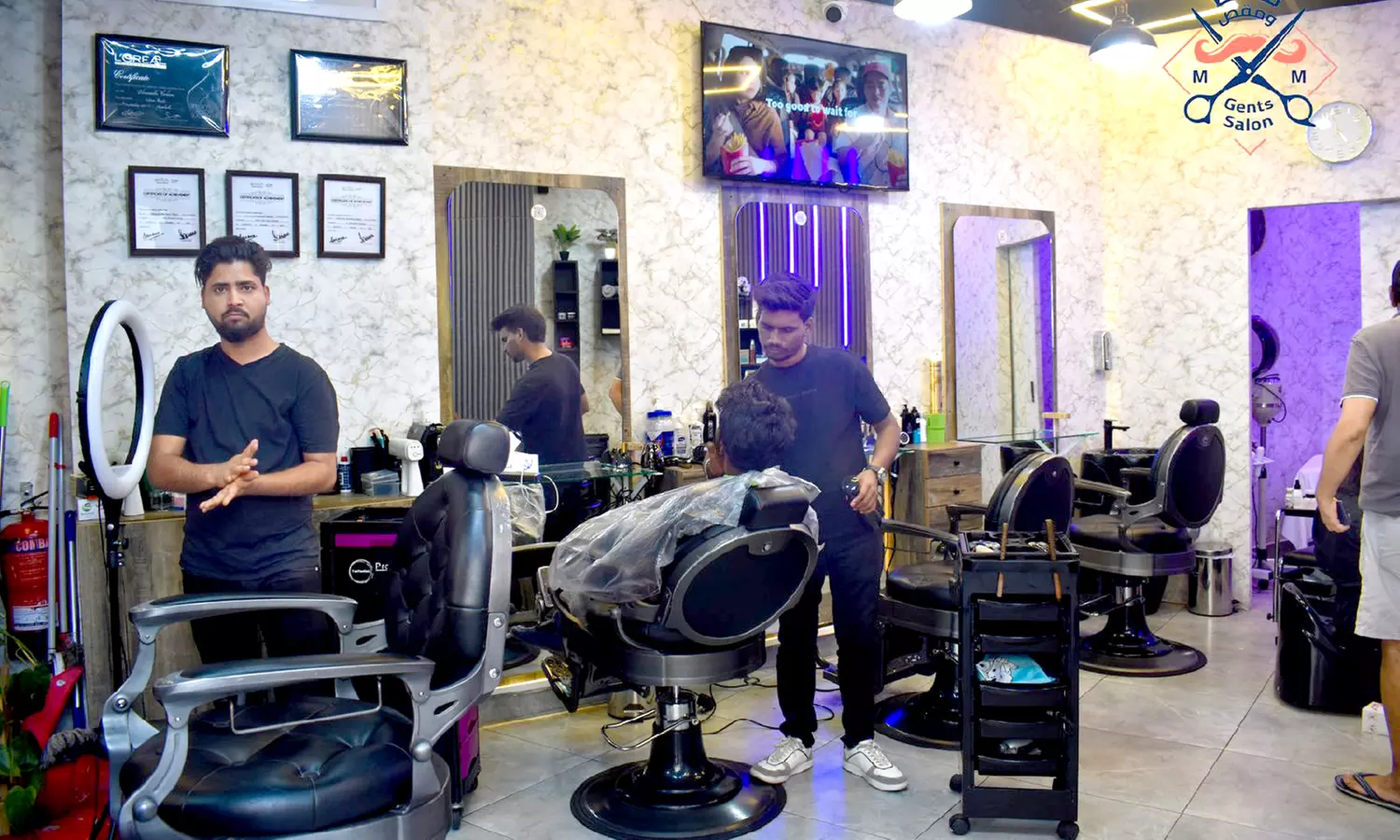 Classic Haircut, Beard Shave, Haircut for Kids, Facial, and More