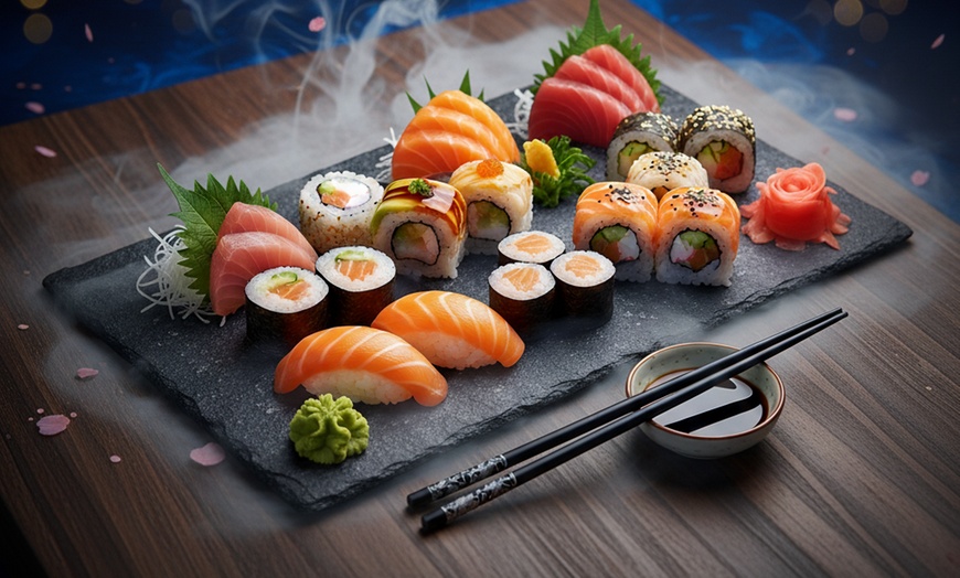 Image 1: Sushi-Genuss zum Abholen: Lachs Combo Box oder Inside Out Box