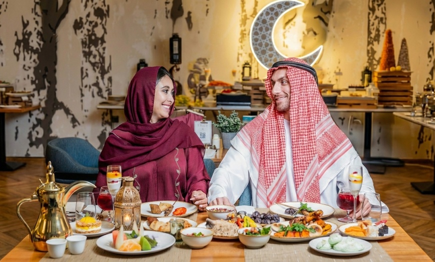 Image 2: Ramadan Iftar Buffet with Fresh Salads, Hot Dishes & Arabic Desserts