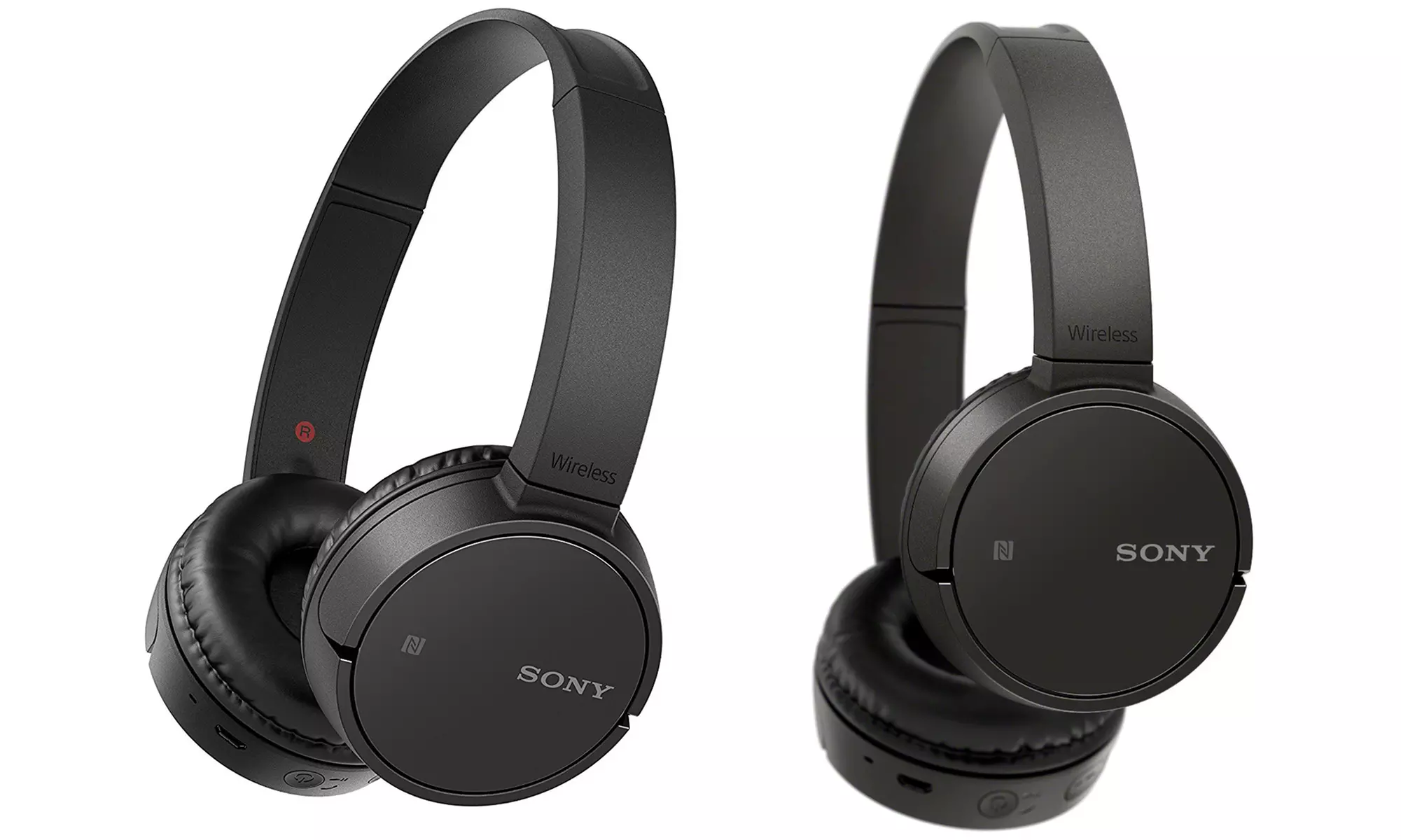 Sony WHCH500/B On-Ear Wireless Bluetooth Headphones with Mic - Primary Image