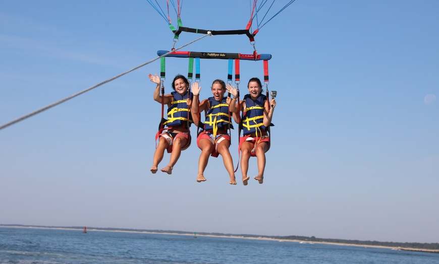Image 2: Glide Solo, Paired or in Tandem with a Parasailing Adventure! 