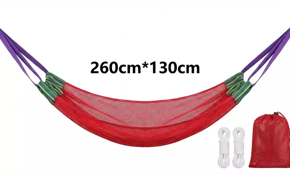 Outdoor Ice Silk Mesh Swing Hammock