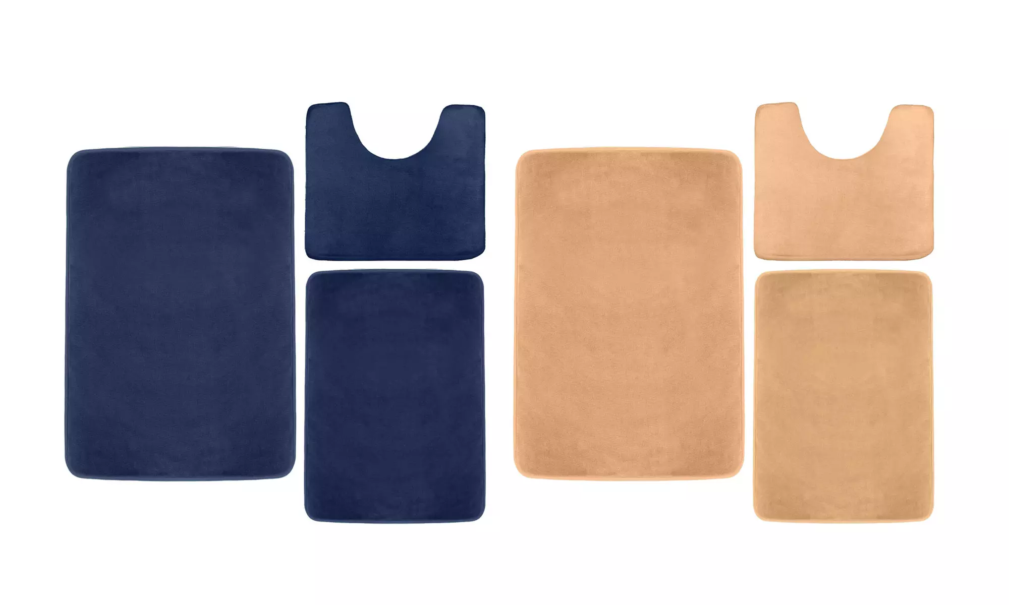 Clara Clark Filled Microfiber Bath Rug Single or Set (3-Piece) - Primary Image