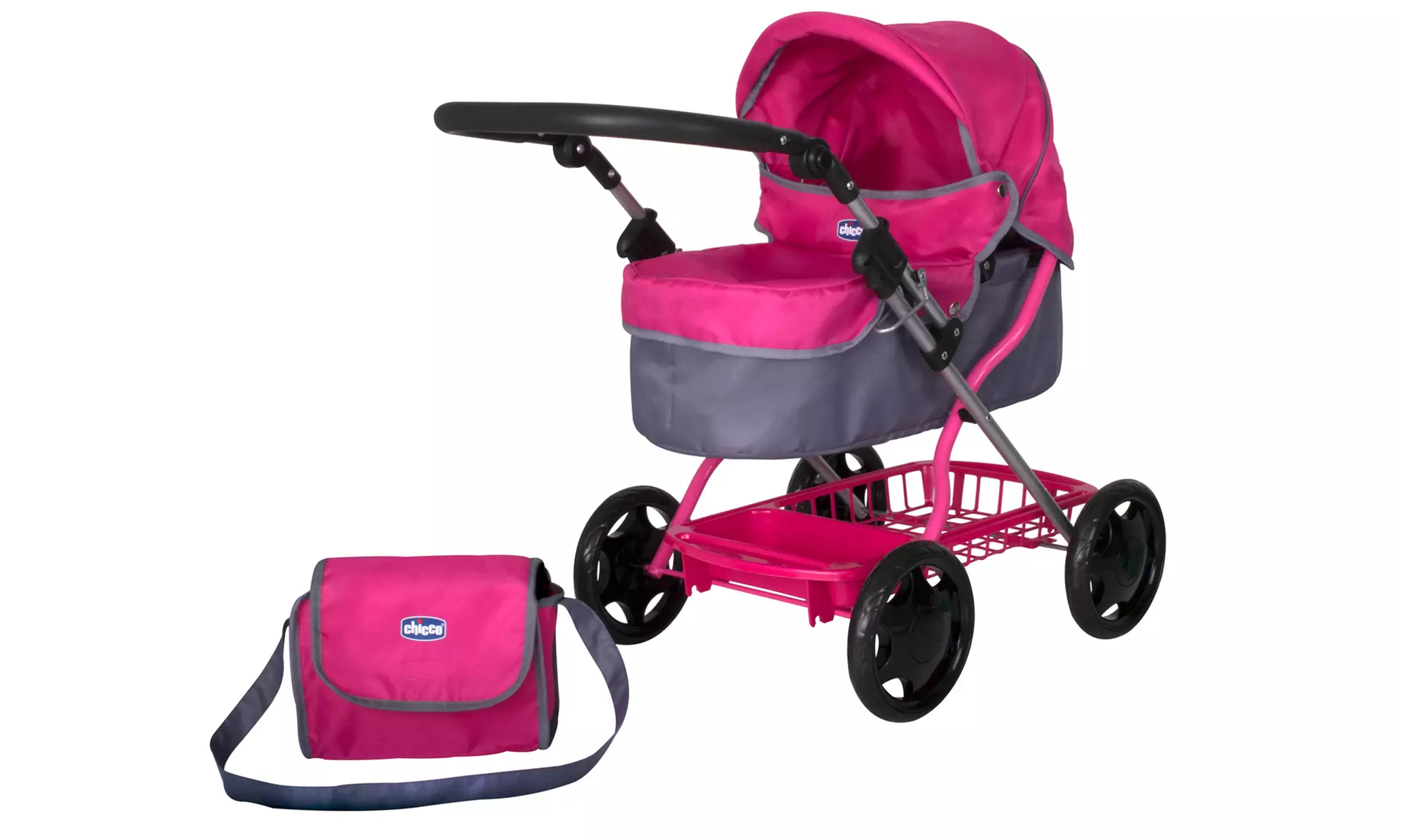 Chicco Junior Urban Doll Pram with Accessories With Free Delivery - Primary Image