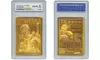 1995 Joe Montana SF 49ers / KC Chiefs 23K Gold Sculptured Card - Gem-Mint 10