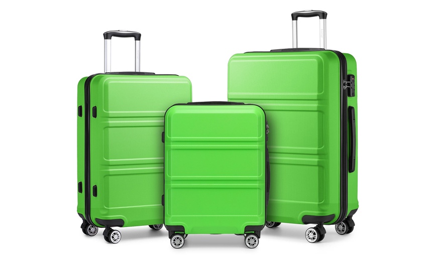 Image 5: Travel Suitcase with 360° Spinner Wheels and TSA Locks