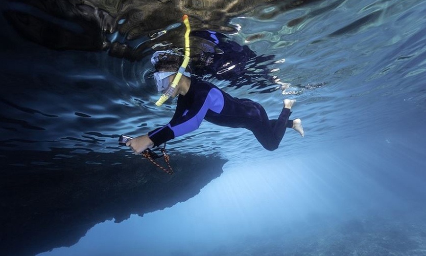 Image 15: Hawaiian Speed Boat Tour w/ Reef Snorkel, Sea Cave, Dolphins & Whales
