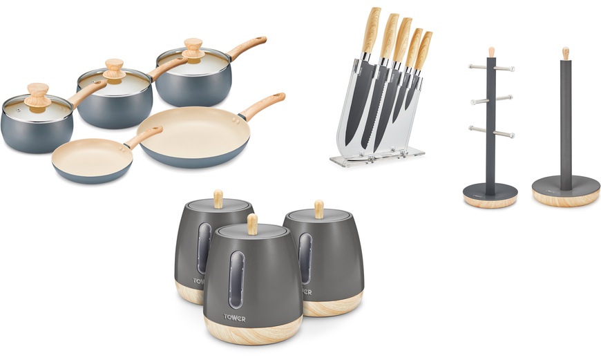 Image 1: Tower Scandi Kitchenware Set