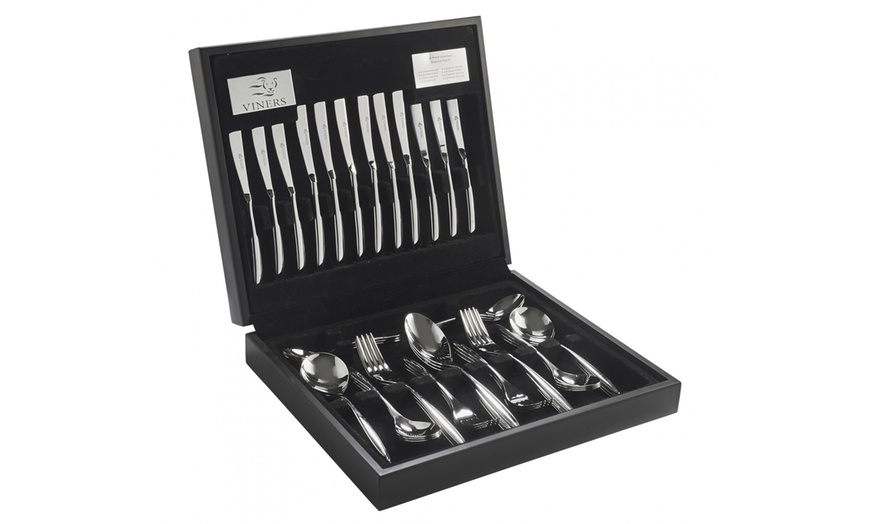 Image 1: Viners 44-Piece Cutlery Set