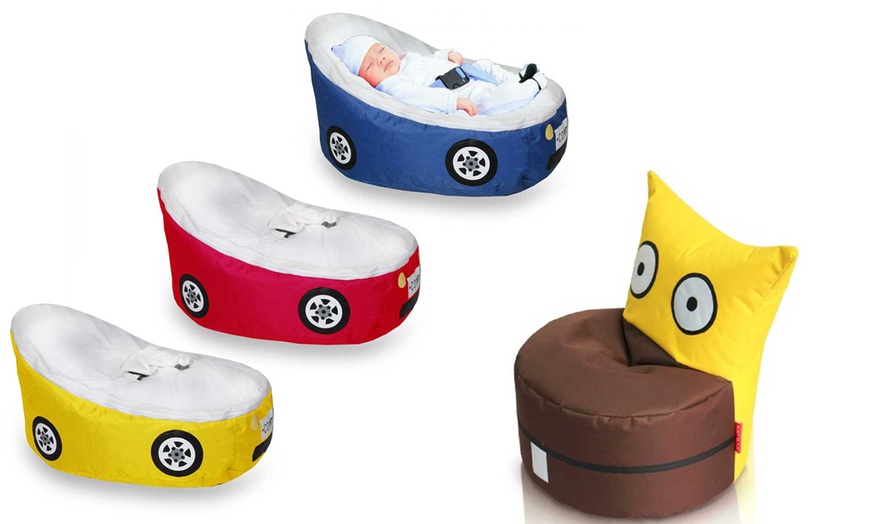 Image 2: Portable Baby Bean Bags