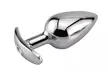 Anal Plug Adult Toys Stopper Metal Jeweled Stimulator Massager Sex Toy - Second Medium