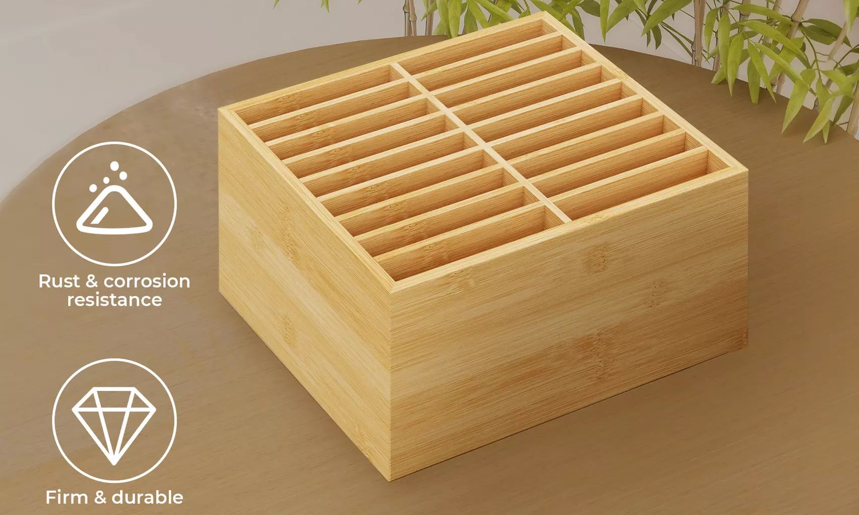 Bamboo Desk Organisers Collection