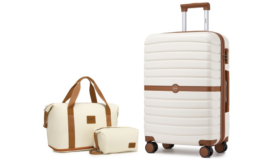 Image 4: Kono Reisekoffer inkl. Reisetasche und Kulturbeutel