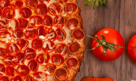 1 LARGE PIZZA  (cheese or pepperoni) - Mountain Mikes Pizza