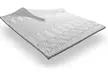 Surmatelas "Oxford" à mémoire de forme et 7 zones de confort, hypoallergénique, auto ventilation, antidérapant, Sampur - Second Medium