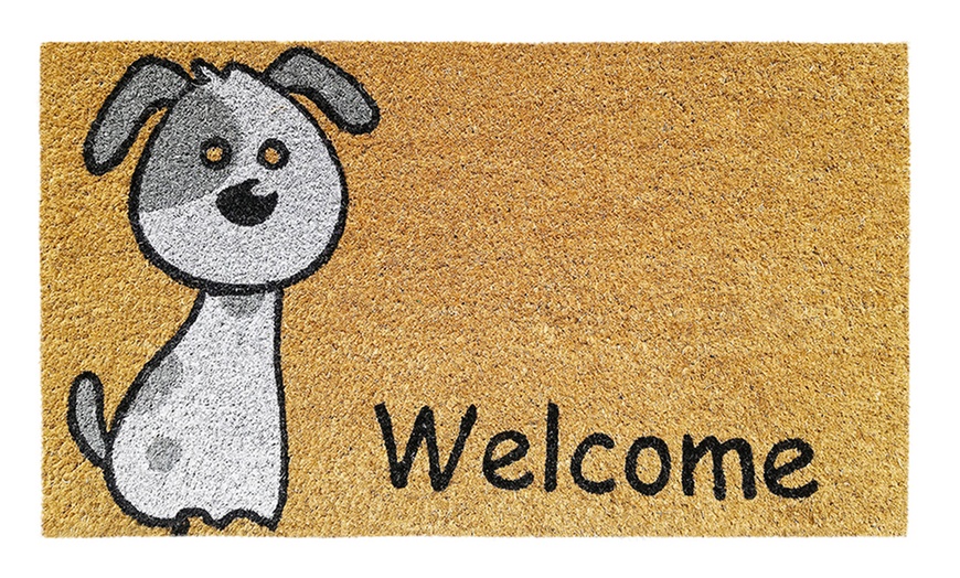 Image 79: Zerbino in cocco con retro antiscivolo