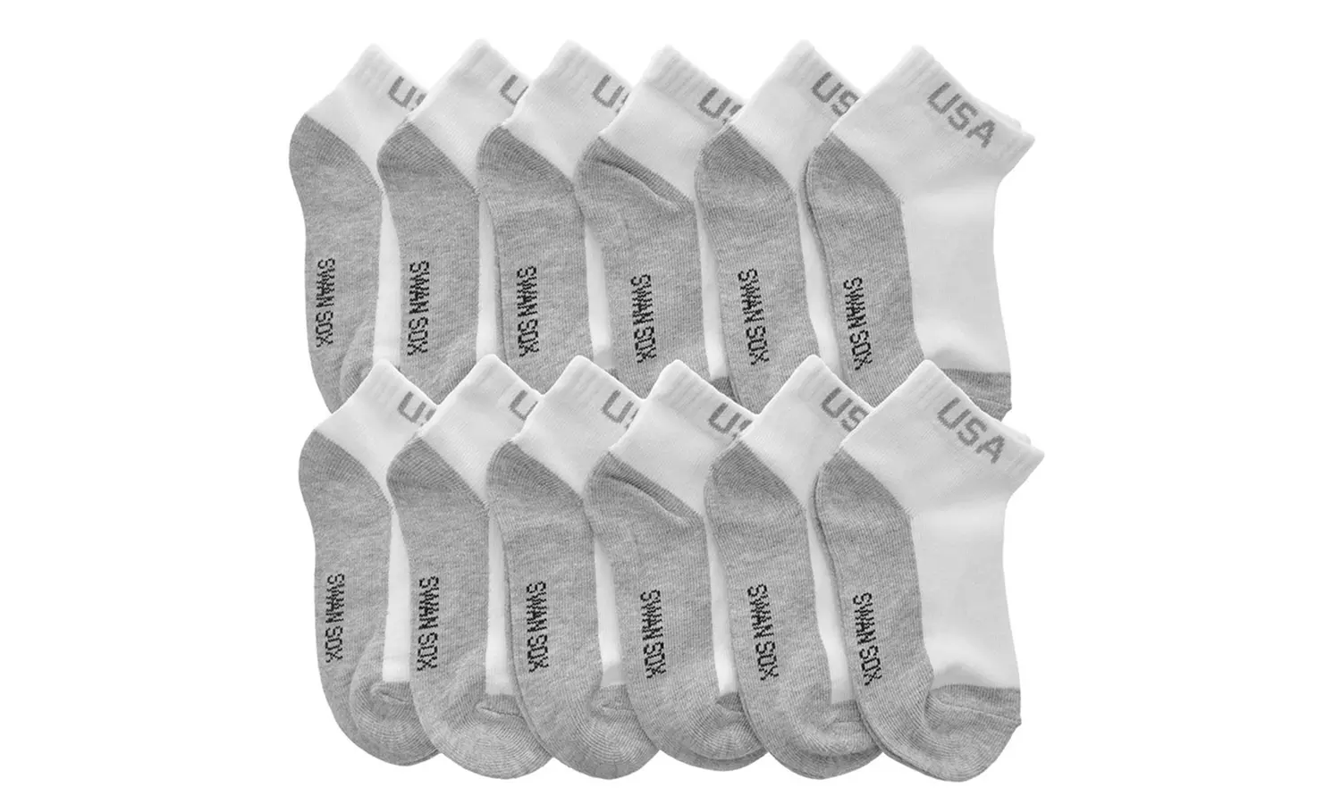  Men's Low-Cut Everyday Essential Socks (12-Pair Pack)