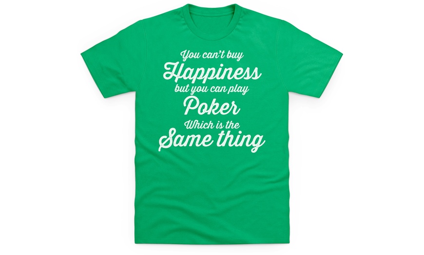 Image 6: Men's Poker-Themed T-Shirts