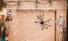 Giant Spider & Web Halloween Decoration Props