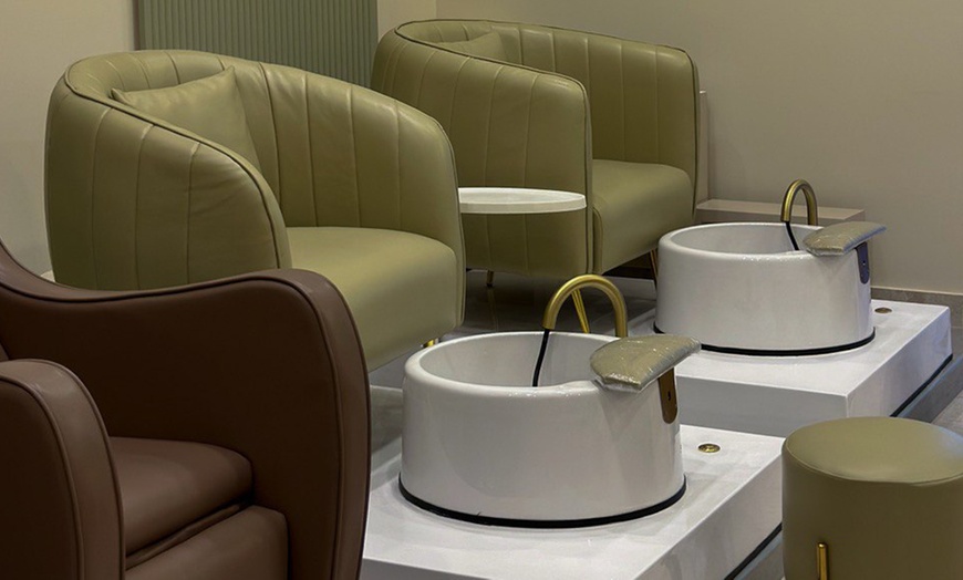 Image 1: Classic or Gelish Mani-Pedi for a Fresh Look