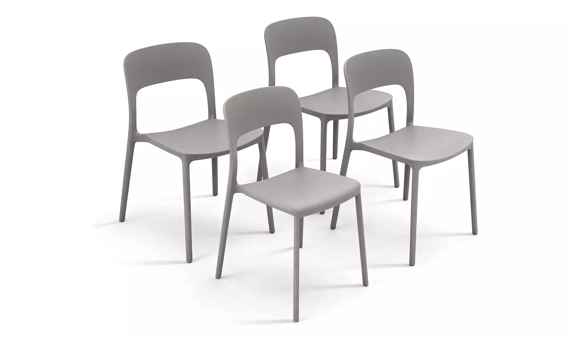 Set di 4 sedie da esterno