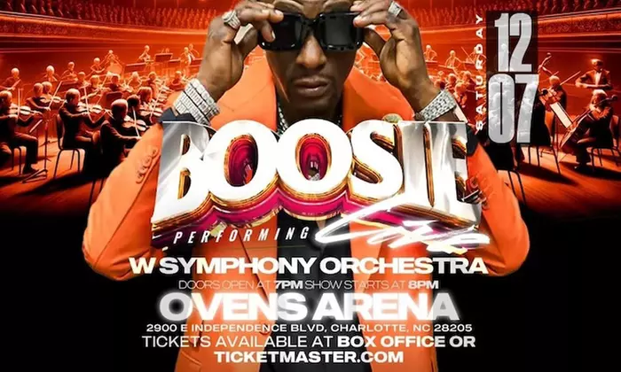 BOOCHELLA: Featuring Boosie Live with Symphony Orchestra on December 7 at 8 p.m. - Primary Image