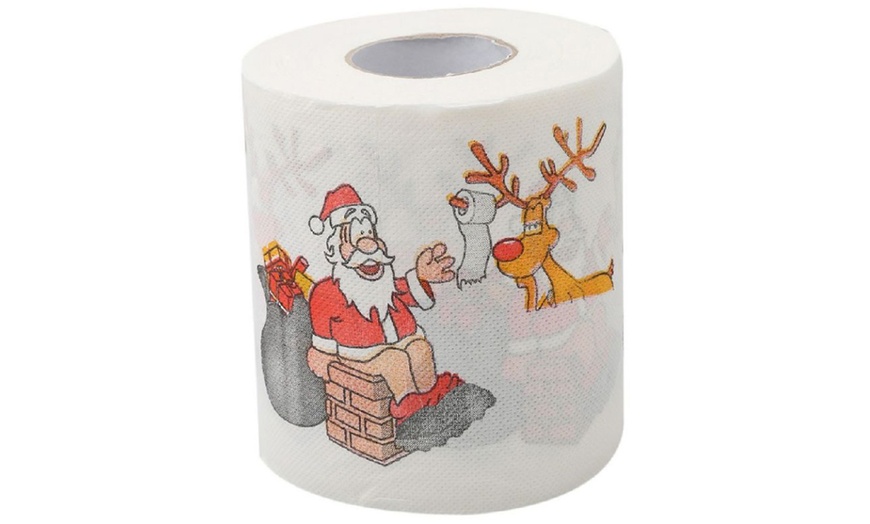 Image 2: Christmas Themed Toilet Roll Paper