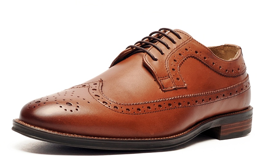 Image 13: Catesby England George Men's Leather Brogue Shoes