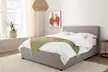 DS Living Marcelli Upholstered Bed in Grey - Image 6