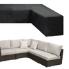 Image 1: Water Resistant L-Shape Outdoor Furniture Cover