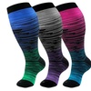 Image 1: Compression Socks Wide Calf for Women Men 20-30 mmHg Knee High Stockings