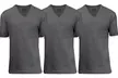 3-Pack Galaxy by Harvic Men's Short Sleeve Cotton Tees (S-2XL) — The Easy Staple Your Closet Needs! - Second Medium