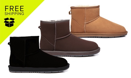 Mini classic suede in Chestnut - EU41 - 15710-9349788096258; Free Shipping