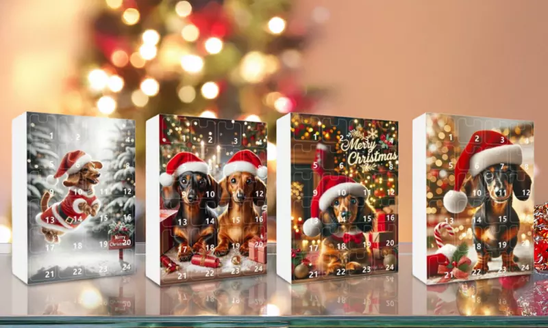 Dachshund Pendant Countdown Calendar