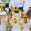 Image 4: Nativity Advent Calendar with 24 Detailed Figurines
