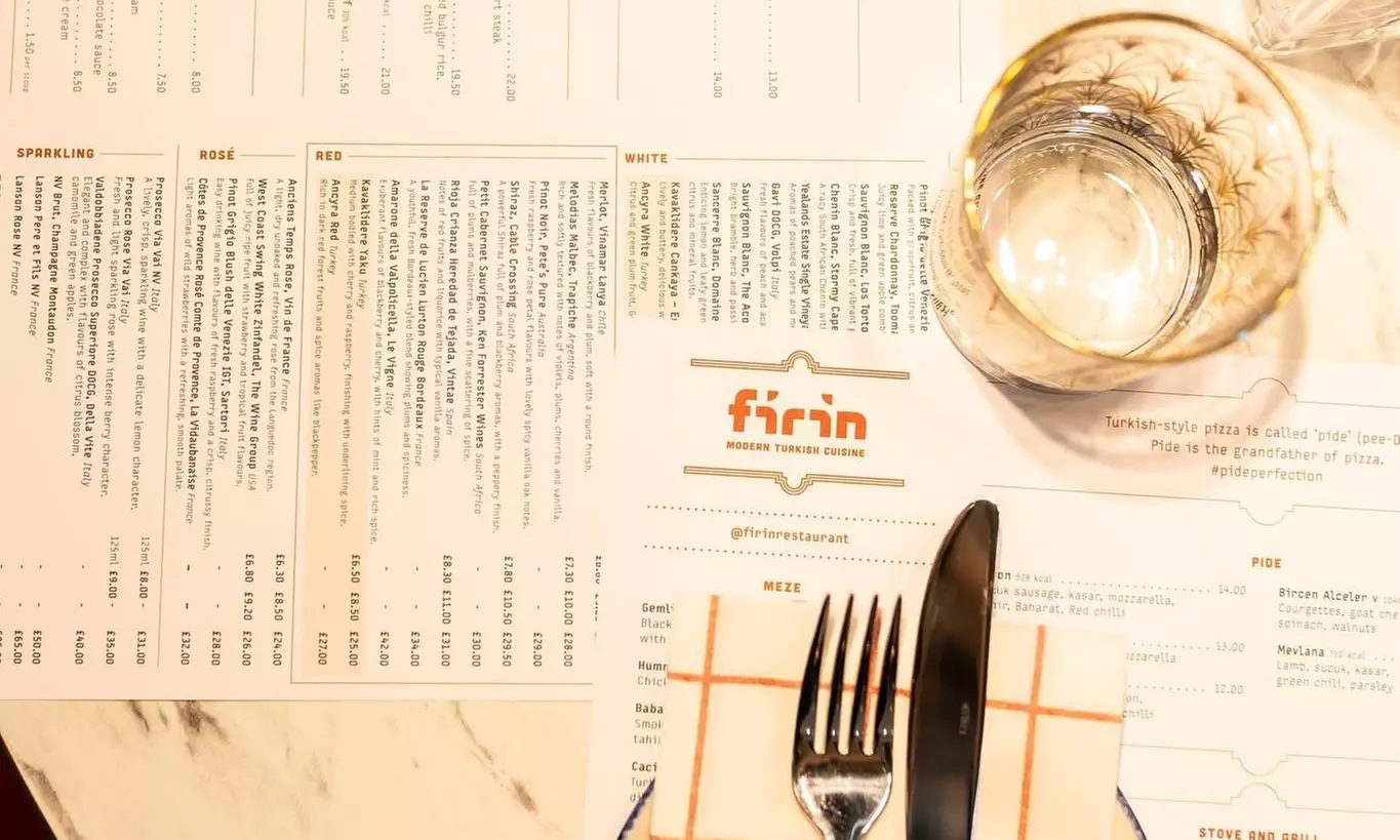 Indulge in a 3-Course Turkish Meal with Wine for Two or Four People