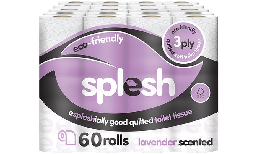 Image 11: Splesh Toilet Roll Mega Bundle, Soft and Quilted Eco-Friendly Scents