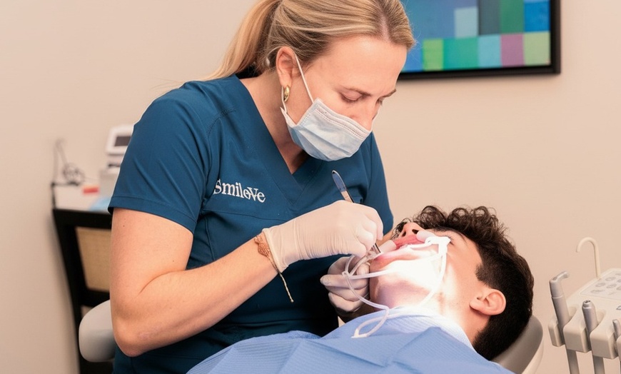 Image 1: Limpieza bucal con opción a radiografía y curetaje de 1 o 2 arcadas
