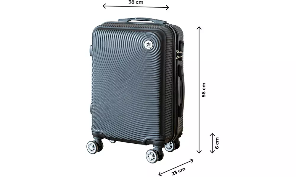 Trolley da viaggio o set 3 valigie Coveri
