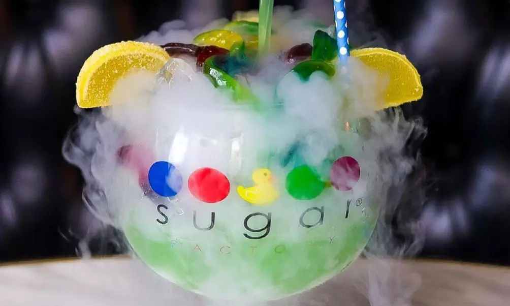NYE Party with Open Bar & Buffet for One from Sugar Factory on the Las Vegas Strip - Second Medium